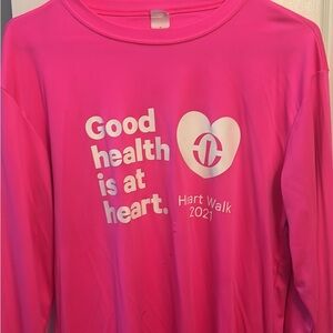 Pink Long Sleeve Hart Walk Shirt
